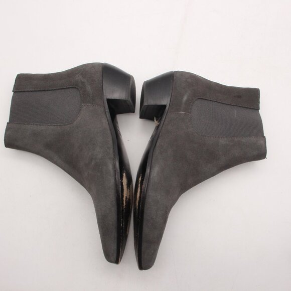 Woman by Common Projects Women's Size EU 38 Gray Leather Suede Ankle Bootie - Picture 8 of 12